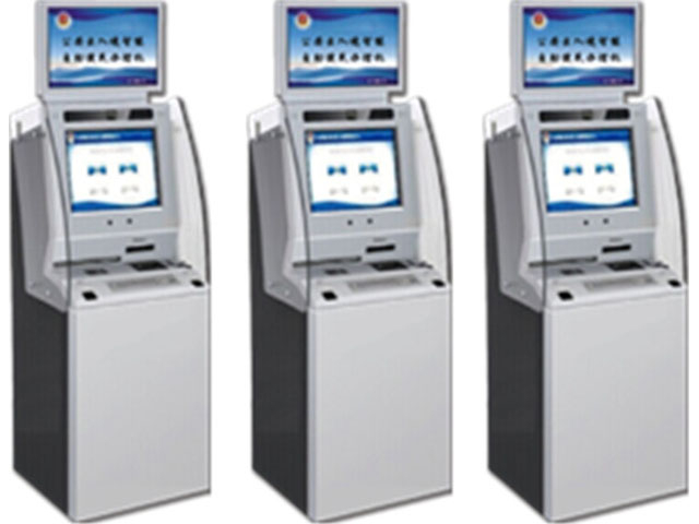 公安出入境电子港澳通行证自助签注一体机